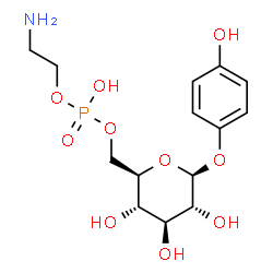 arbutin-6-phosphoethanolamine结构式