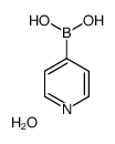吡啶-4-硼酸 水合物结构式