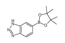 1H-苯并[d][1,2,3]三唑-6-硼酸频哪醇酯结构式