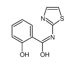 2-hydroxy-N-(1,3-thiazol-2-yl)benzamide结构式
