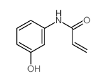 2-Propenamide,N-(3-hydroxyphenyl)- Structure