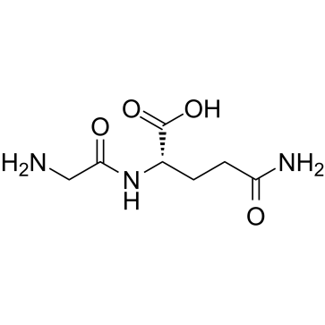 甘氨酰-L-谷氨酰胺一水合物结构式