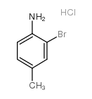 2-溴-4-甲基苯胺盐酸盐结构式
