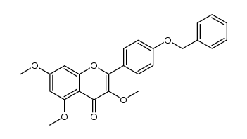 4'-(benzyloxy)-3,5,7-trimethoxyflavone Structure