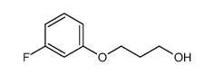 3-(3-fluorophenoxy)propan-1-ol结构式