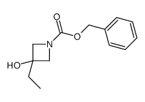 3-乙基-3-羟基氮杂环丁烷-1-羧酸苄酯结构式