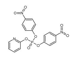 bis(4-nitrophenyl) 2-pyridyl phosphate Structure