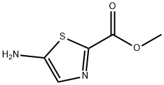 5-氨基-1,3-噻唑-2-羧酸甲酯结构式