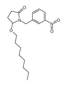1-[(3-nitrophenyl)methyl]-5-octoxypyrrolidin-2-one结构式