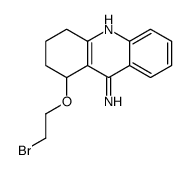 1-(2-bromoethoxy)-1,2,3,4-tetrahydroacridin-9-amine结构式