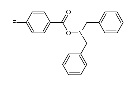 N,N-Dibenzyl-O-(p-fluorobenzoyl)hydroxylamine Structure