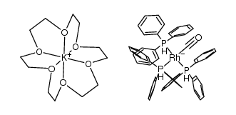 [Rh(CO)(PPh3)3][K(18-crown-6)]结构式