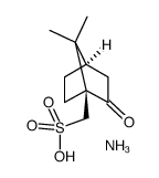 l-10-camphorsulfonic acid ammonium salt Structure