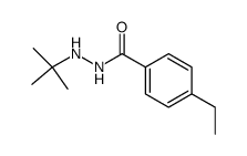 1-(4-ethylbenzoyl)-2-t-butyl hydrazine结构式