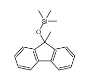 trimethyl(9-methyl-9H-fluoren-9-yloxy)silane Structure
