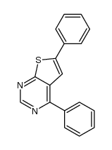4,6-diphenylthieno[2,3-d]pyrimidine Structure