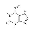 1,7-dimethyl-6-sulfinyl-1,3,6,7(9)-tetrahydro-purin-2-one结构式