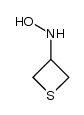N-hydroxythietan-3-amine Structure