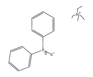 tetraethylammonium diphenyldithiophosphinate Structure