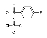 4-fluoro-N-(trichloro-λ5-phosphanylidene)benzenesulfonamide结构式