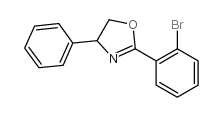 2-(2-溴苯基)-4-苯基-4,5-二氢噁唑结构式