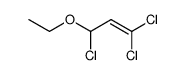 1,1,3-Trichloro-3-ethoxy-prop-1-en结构式
