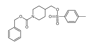 N-CBZ-4-(对甲苯磺酰基氧基甲基)哌啶结构式