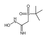 2-(叔丁基磺酰基)乙酰胺肟结构式