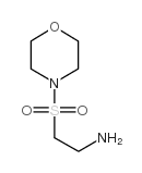 4-[(2-AMINOETHYL)SULFONYL]-MORPHOLINE structure