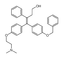 4-苄氧基β-羟基他莫昔芬结构式