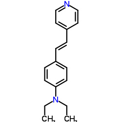 N,N-diethyl-4-(2-pyridin-4-ylethenyl)aniline Structure