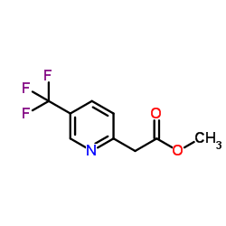 Methyl [5-(trifluoromethyl)-2-pyridinyl]acetate Structure