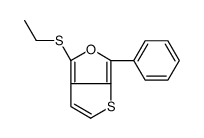 4-ethylsulfanyl-6-phenylthieno[2,3-c]furan结构式