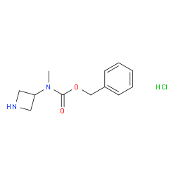Benzyl azetidin-3-yl(methyl)carbamate hydrochloride structure