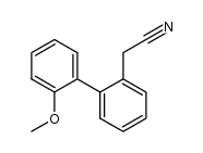 (2'-methoxy)biphenyl-2-yl acetonitrile结构式