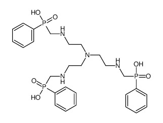 [2-[bis[2-[[hydroxy(phenyl)phosphoryl]methylamino]ethyl]amino]ethylamino]methyl-phenylphosphinic acid结构式