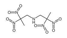 N-(2,2-dinitropropyl)-2,2-dinitropropan-1-amine结构式