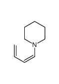 1-[(1Z)-buta-1,3-dienyl]piperidine Structure