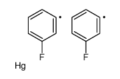 bis(3-fluorophenyl)mercury Structure