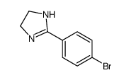 2-(4-溴代苯基)-4,5-二氢-1H-咪唑结构式