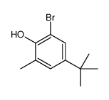 2-Bromo-4-tert-butyl-6-methyl-phenol结构式