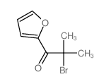 2-bromo-1-(2-furyl)-2-methyl-propan-1-one结构式