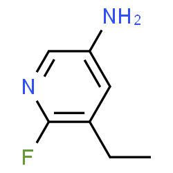 3-Pyridinamine,5-ethyl-6-fluoro-(9CI) structure