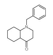 1-benzyl-2,3,4a,5,6,7,8,8a-octahydroquinolin-4-one结构式