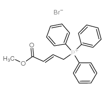 4-(三苯磷基)巴豆酸甲酯溴化物结构式