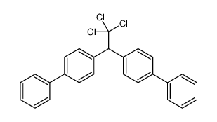 1-phenyl-4-[2,2,2-trichloro-1-(4-phenylphenyl)ethyl]benzene Structure