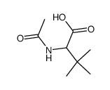 2-乙酰氨基-3,3-二甲基丁酸结构式