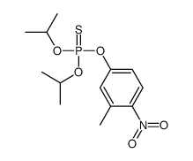 (3-methyl-4-nitrophenoxy)-di(propan-2-yloxy)-sulfanylidene-λ5-phosphane结构式