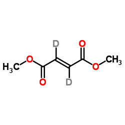富马酸二甲酯-2,3-D2同位素结构式