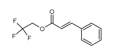 2,2,2-trifluoroethyl cinnamate Structure